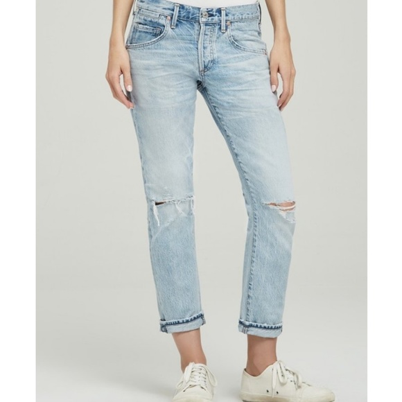Citizens Of Humanity Denim - CoH Distressed Emerson Slim Boyfriend Jeans